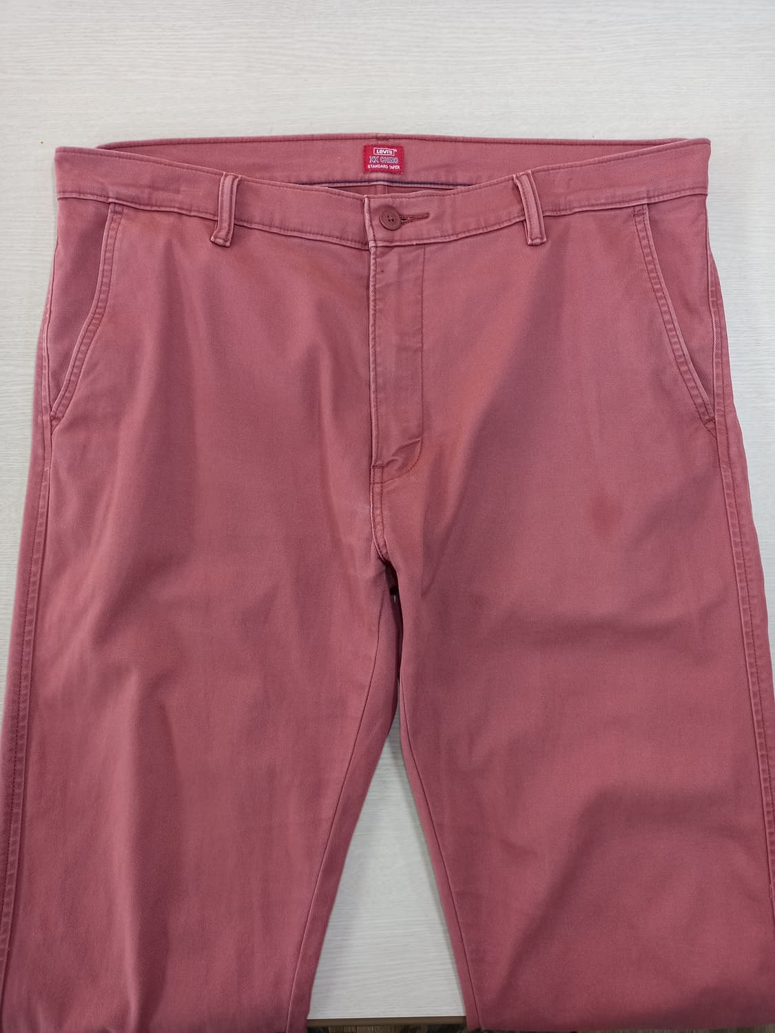 38 리바이스 스판 슬림일자 치노 챠콜핑크 38-150 상품이미지3