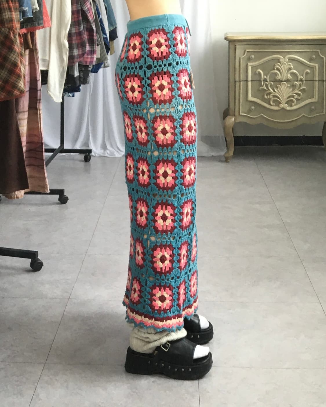 Crochet long skirt 상품이미지8