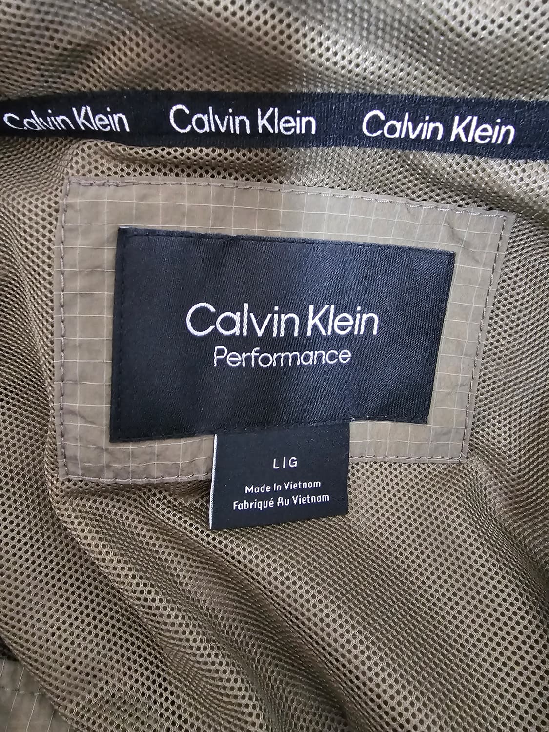 캘빈클라인 퍼포먼스 후드 바람막이 자켓 L 상품이미지3