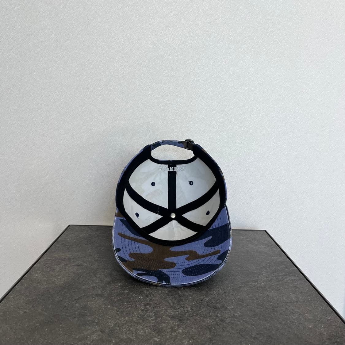 (OS) 슈프림 S로고 볼캡 모자 피그먼트 카모 네이비 상품이미지5