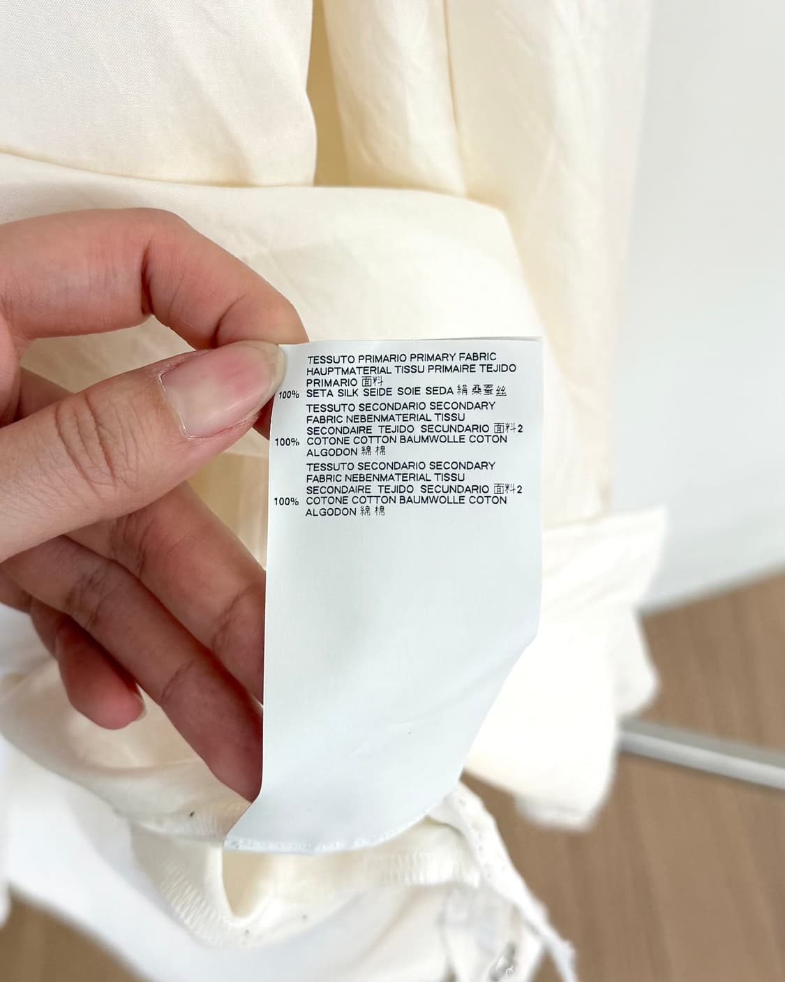 메종 마르지엘라 17SS 화이트 스냅 버튼 셔츠 상품이미지10