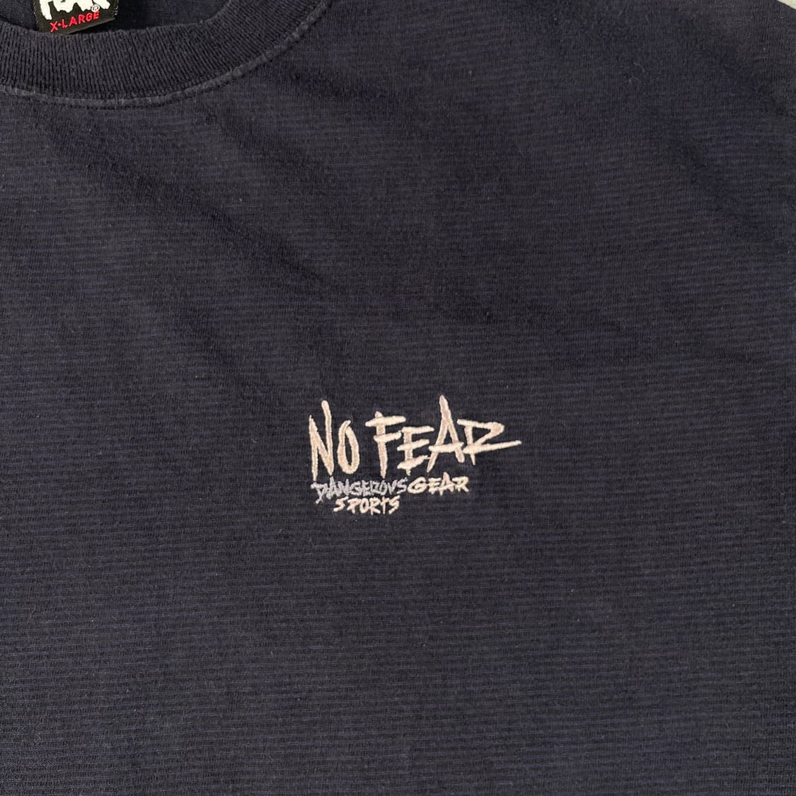 빈티지 No Fear 자수 로고  반팔티 상품이미지5