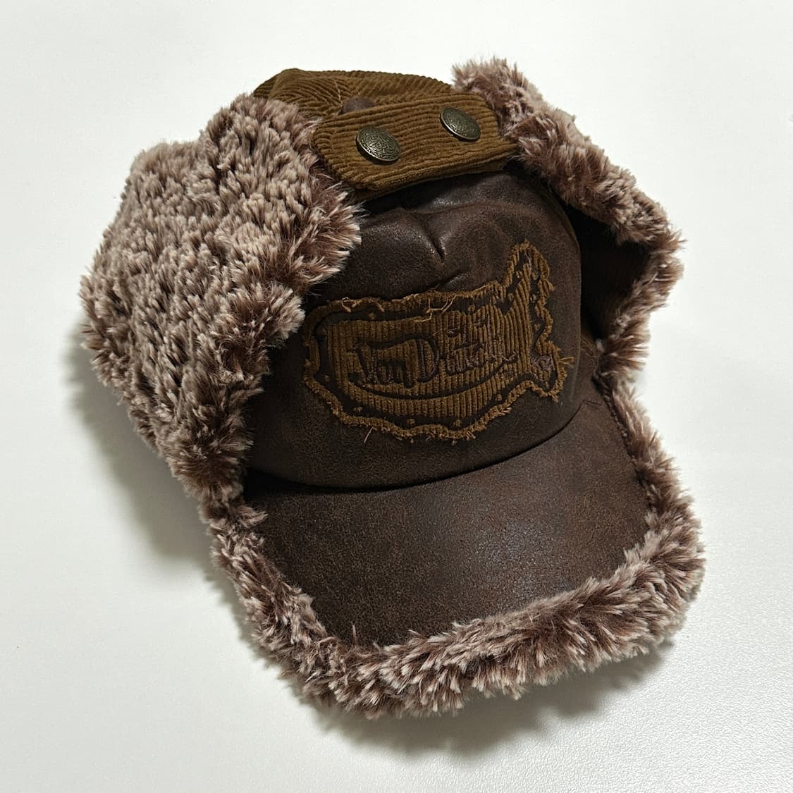 본더치 카멜 브라운 트루퍼햇 볼캡 상품이미지1