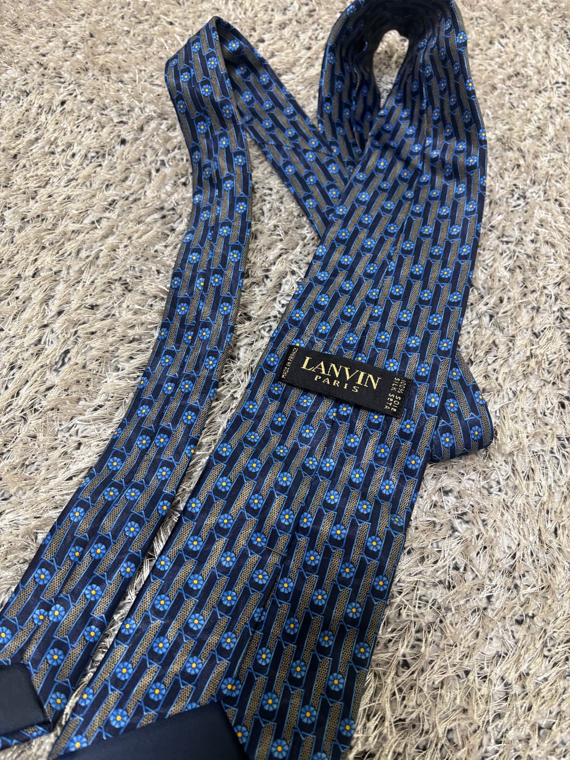 프랑스제 LANVIN 넥타이 실크 100프로 넥타이 상품이미지6