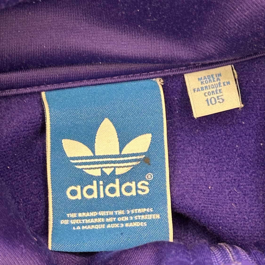 105 아디다스 파이어버드 퍼플 트랙탑 상품이미지4