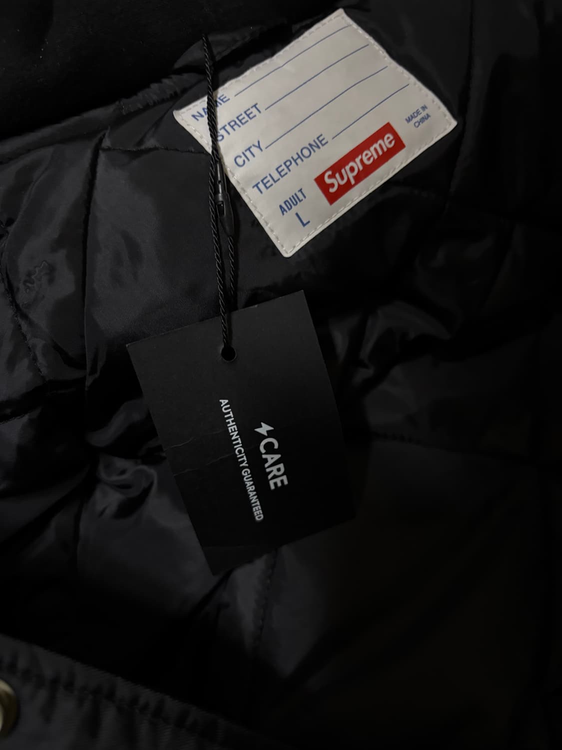 슈프림 후드 스타디움 자켓 블랙 24ss L 팝니다 상품이미지4