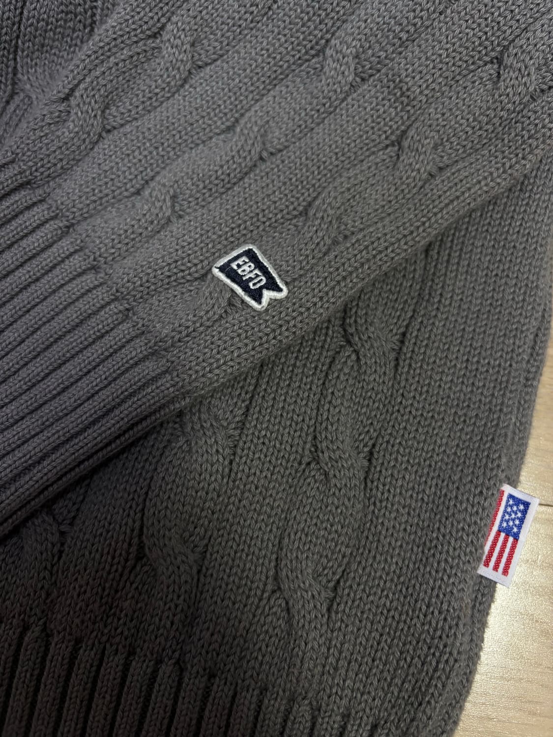 Ebbets Field Flannels 케이블 크루넥 니트 상품이미지6