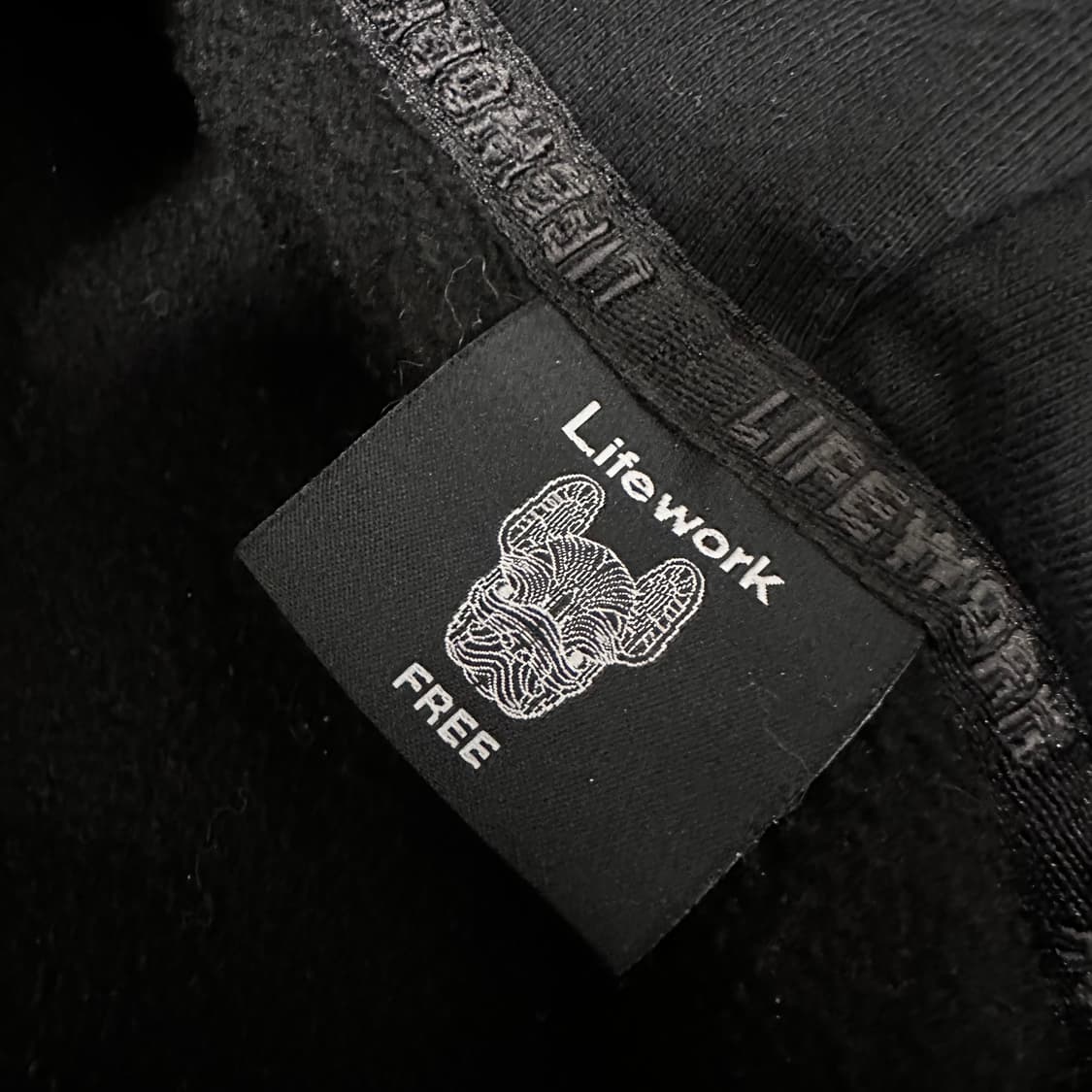 LIFEWORK 라이프워크 여성 롱 기모 원피스 블랙 F 상품이미지5