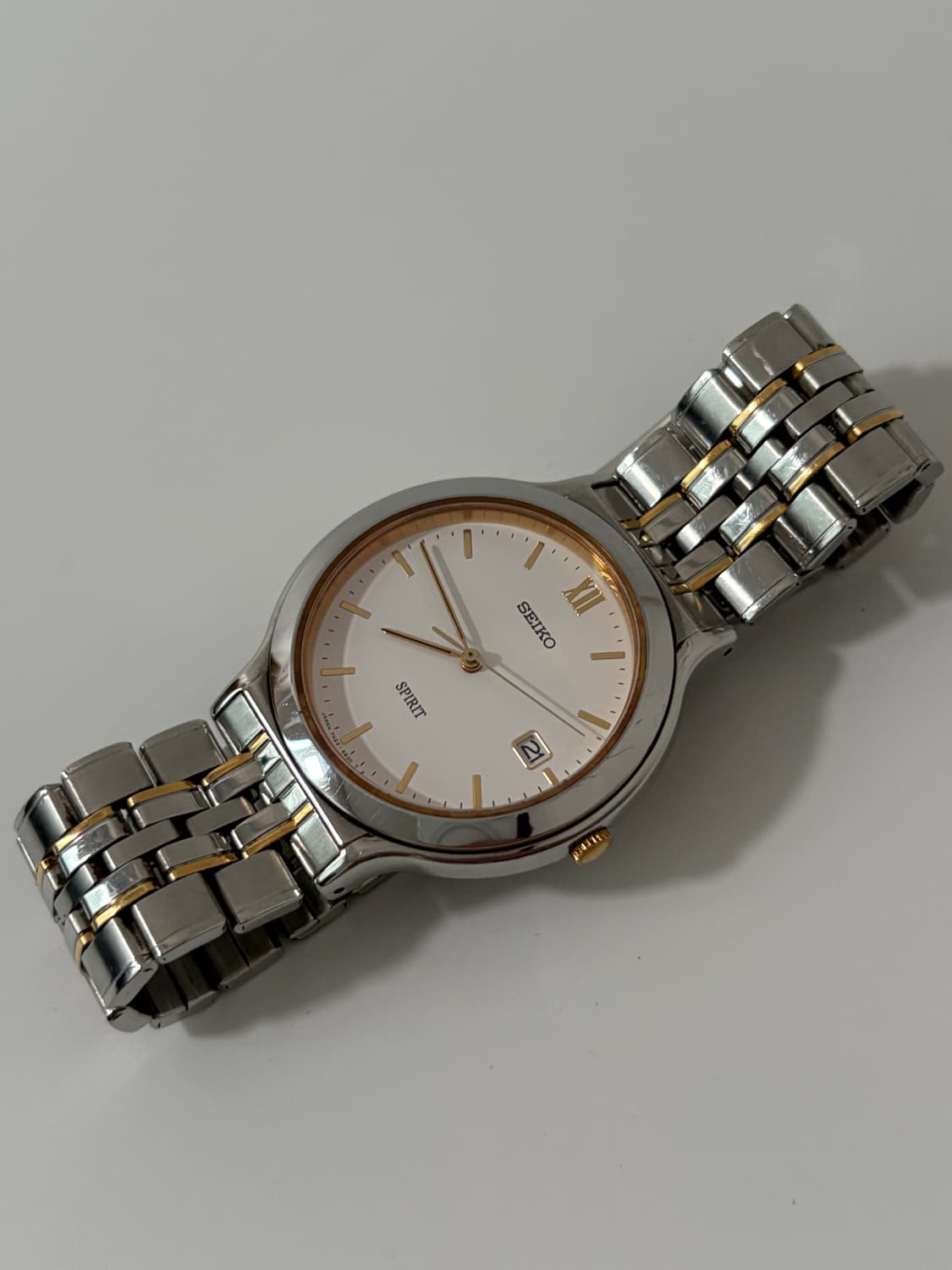 90s spirit white dial combi quartz  상품이미지5