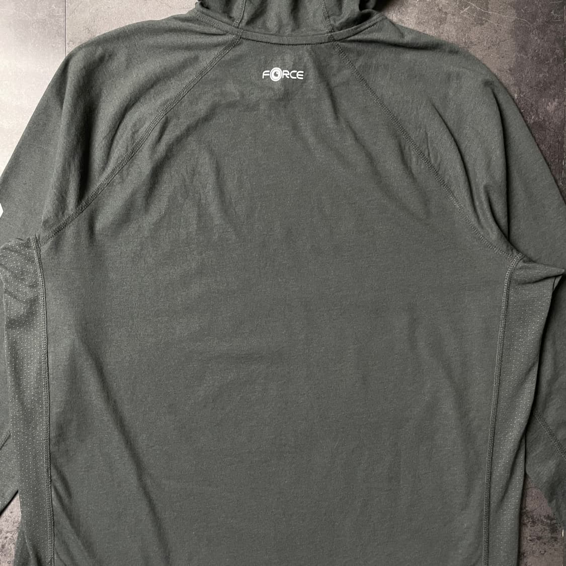 CARHARTT 데드스탁 칼하트 카키 레터링 후드티 A01023 상품이미지7