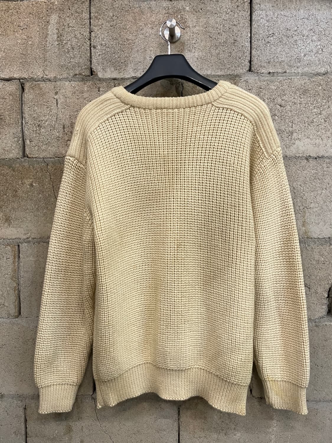 90s 라코스테 헤비 울 피셔맨 니트  상품이미지3