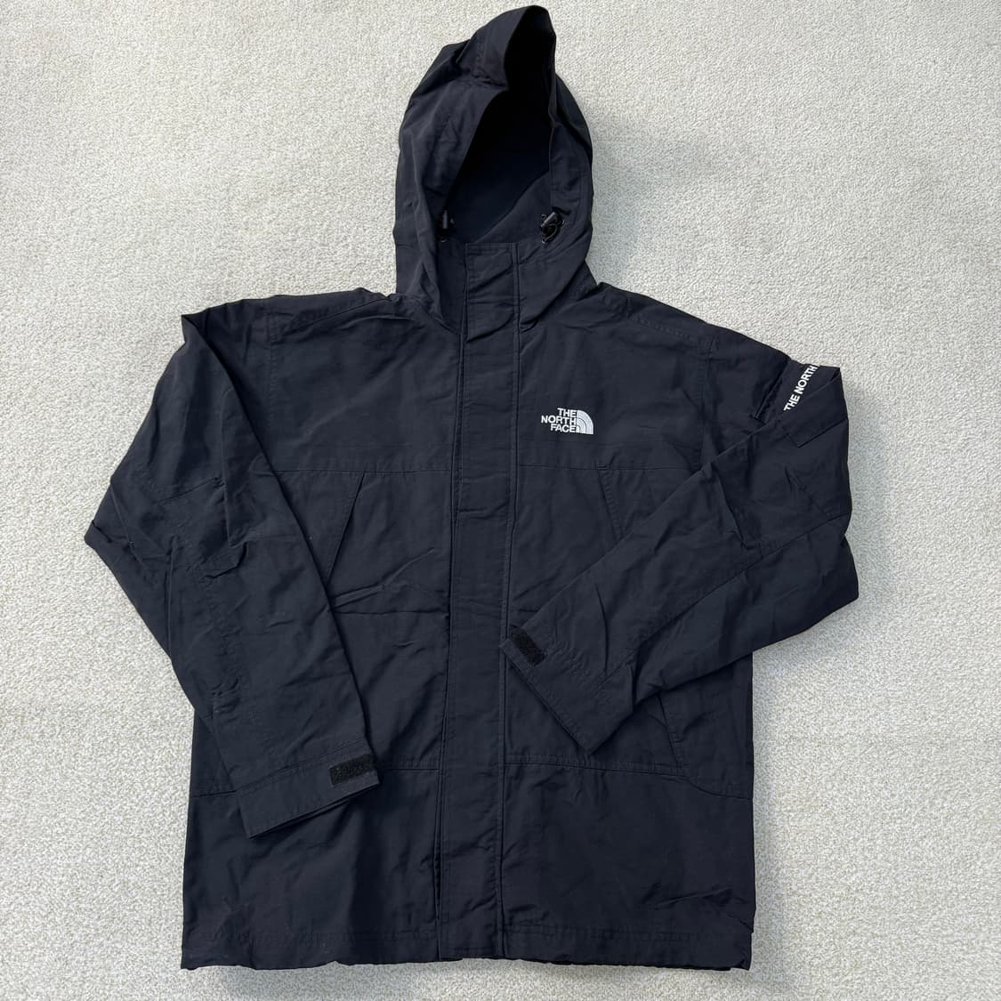 [M] 노스페이스 등산복 블랙 바람막이 1229T1 상품이미지1