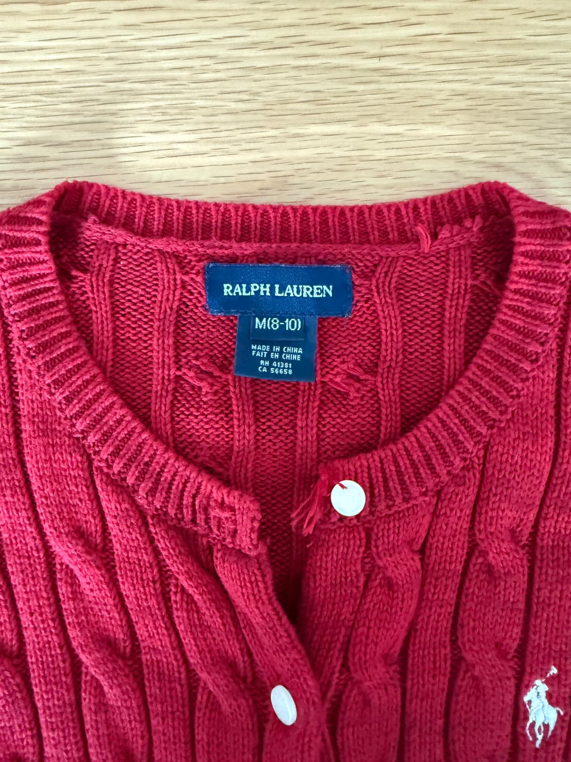 랄프로렌(RALPH LAUREN) 꽈베기 가디건 상품이미지6