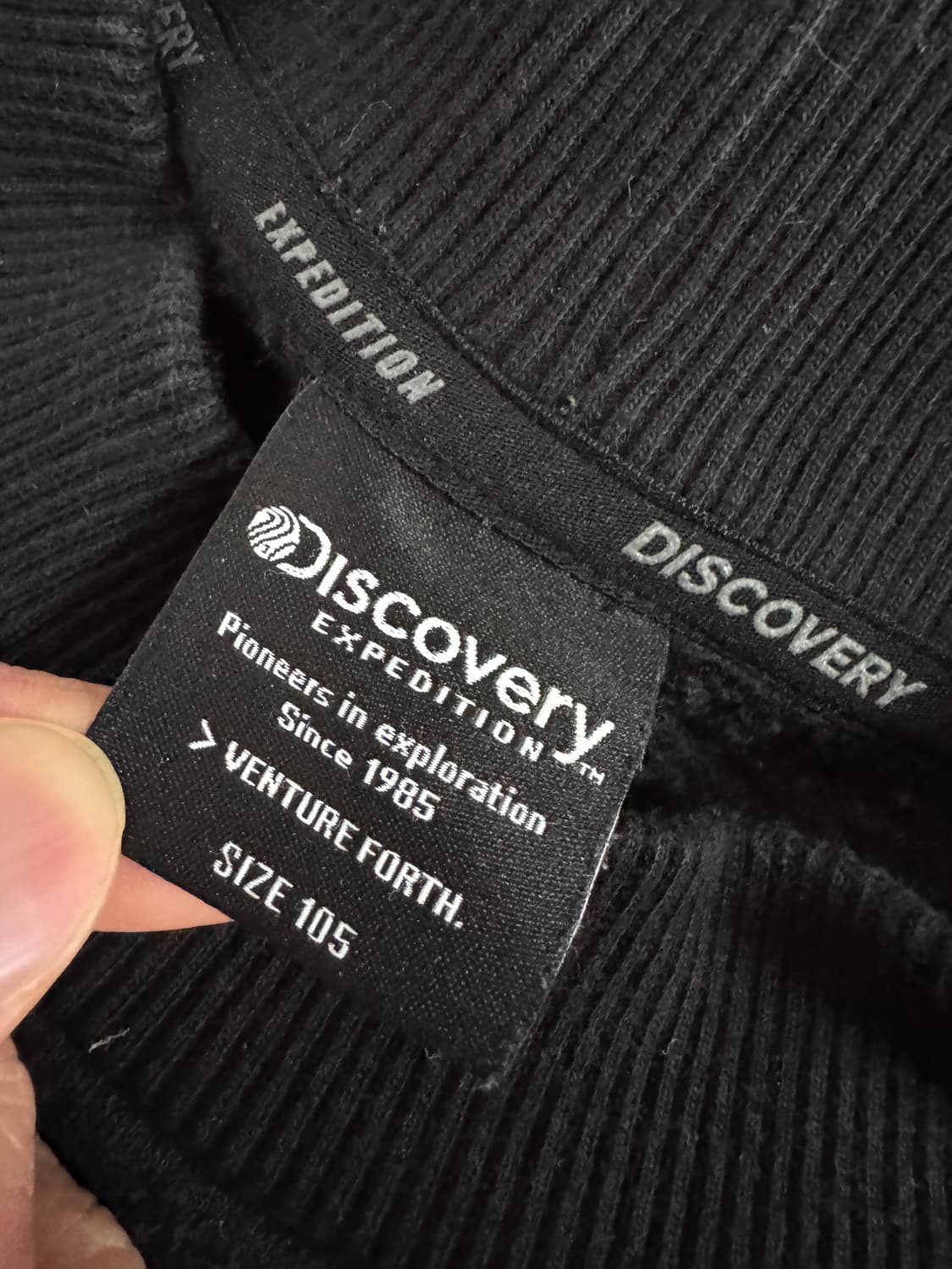 디스커버리 기모 하프 터틀넥 미니멀 맨투맨 2XL~XL 상품이미지3