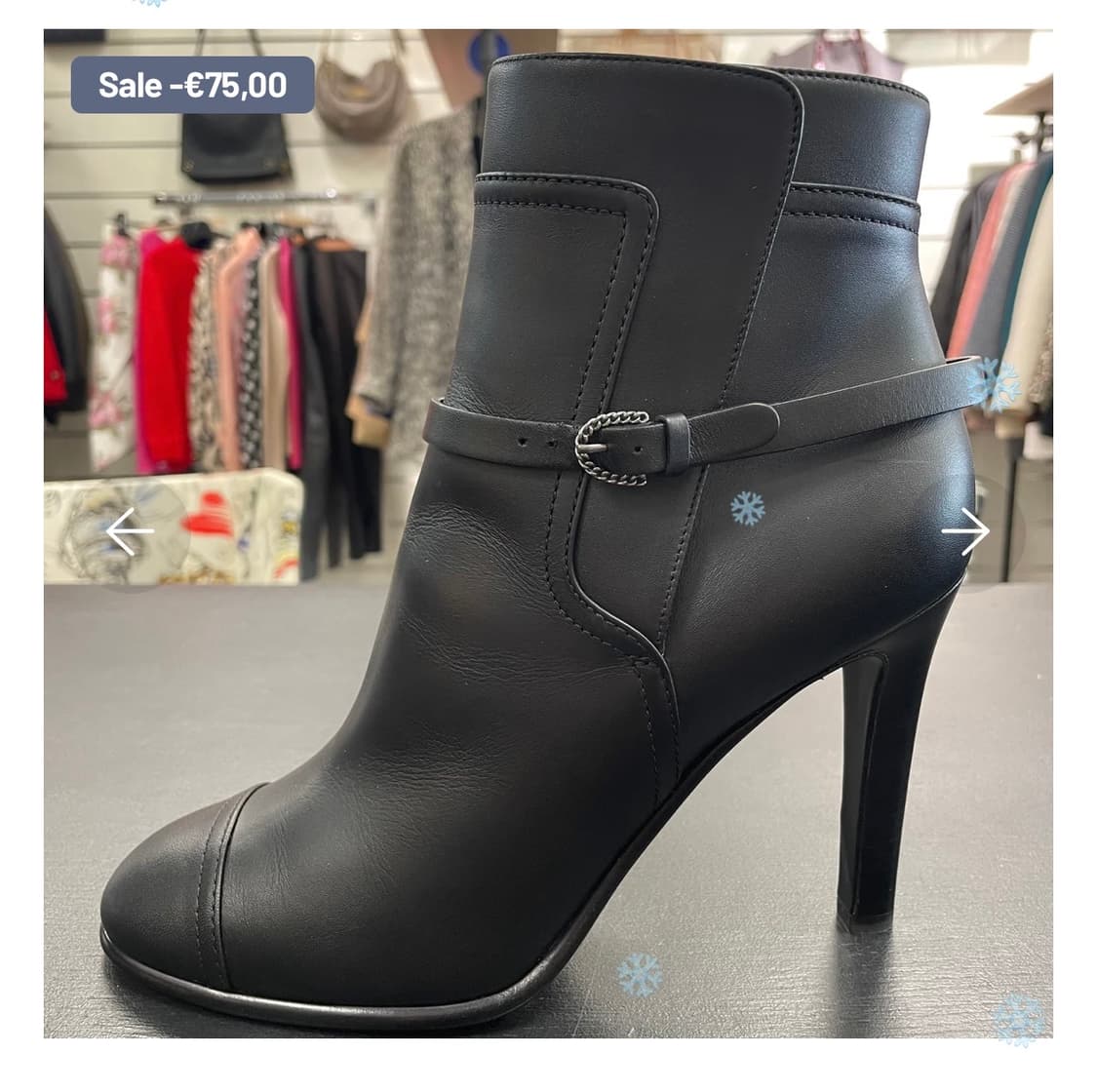 샤넬 앵클부츠 한 번 신었어요 상품이미지7