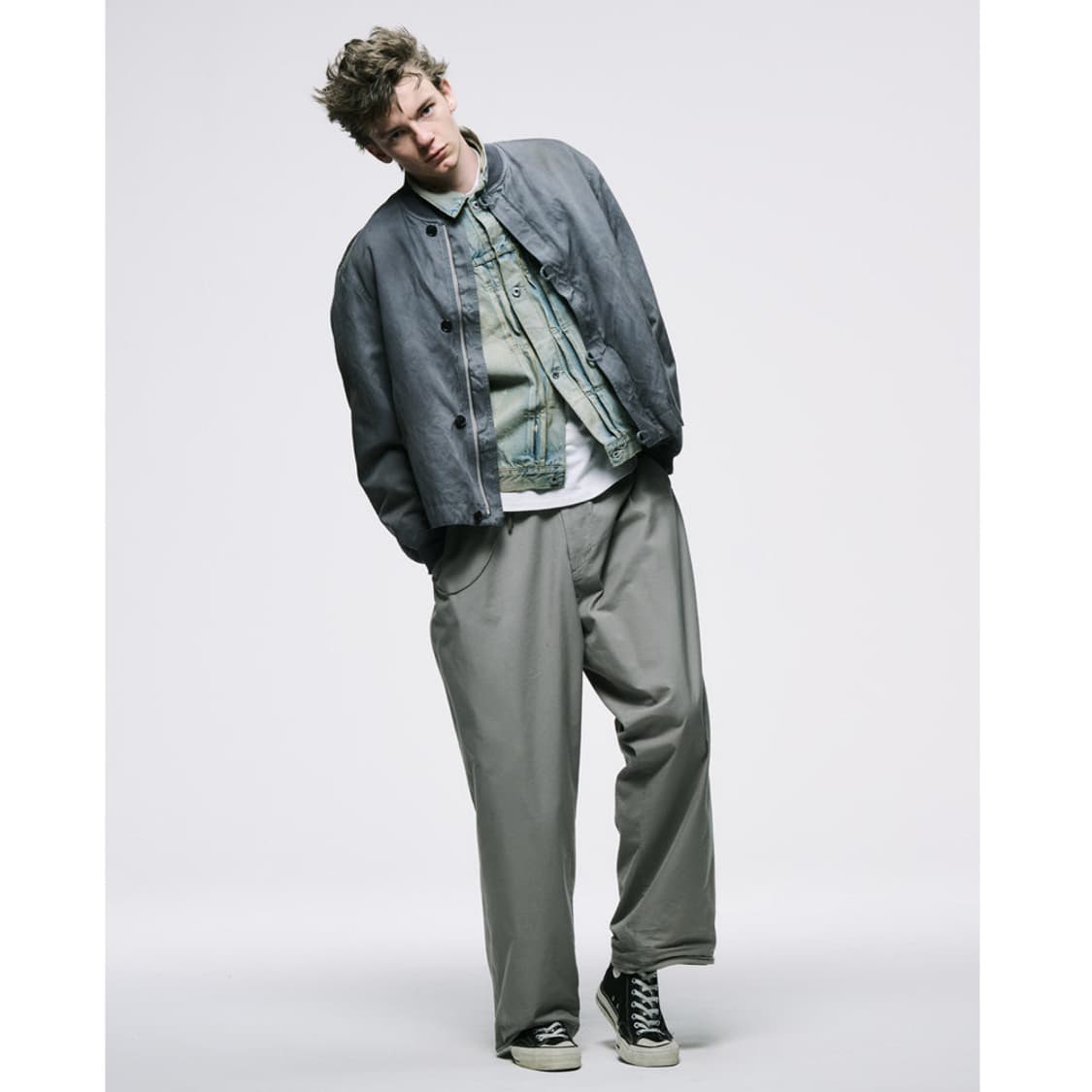 25aw 1st Type Denim Jacket(Bleach) 상품이미지4