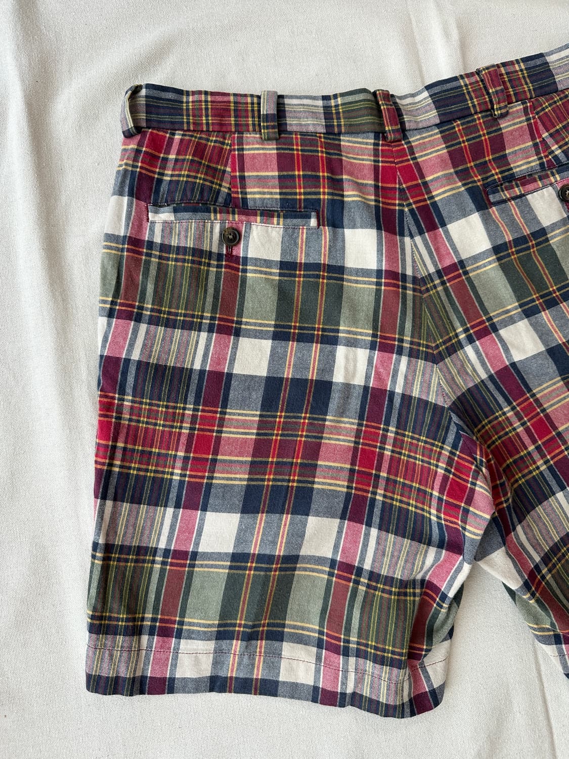 브룩스브라더스 마드라스풍 멀티 체크 쇼츠 34 상품이미지6