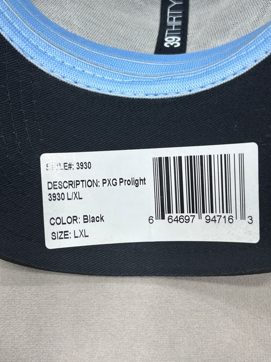새상품 PXG 프로라이트 블랙 볼캡 L/XL  뉴에라 상품이미지8