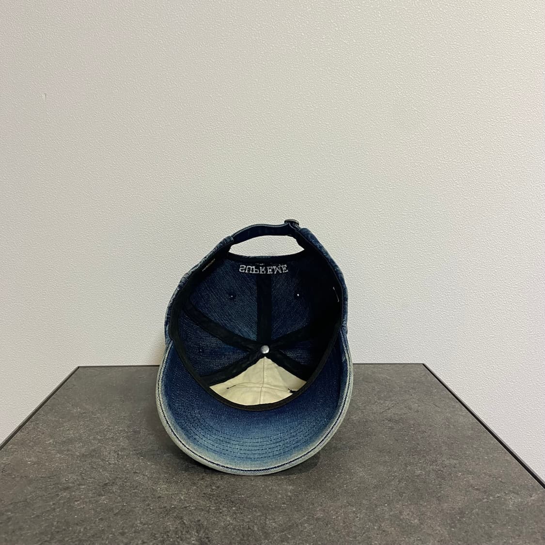 (OS) 슈프림 S로고 볼캡 모자 워시드 더티 데님 상품이미지5