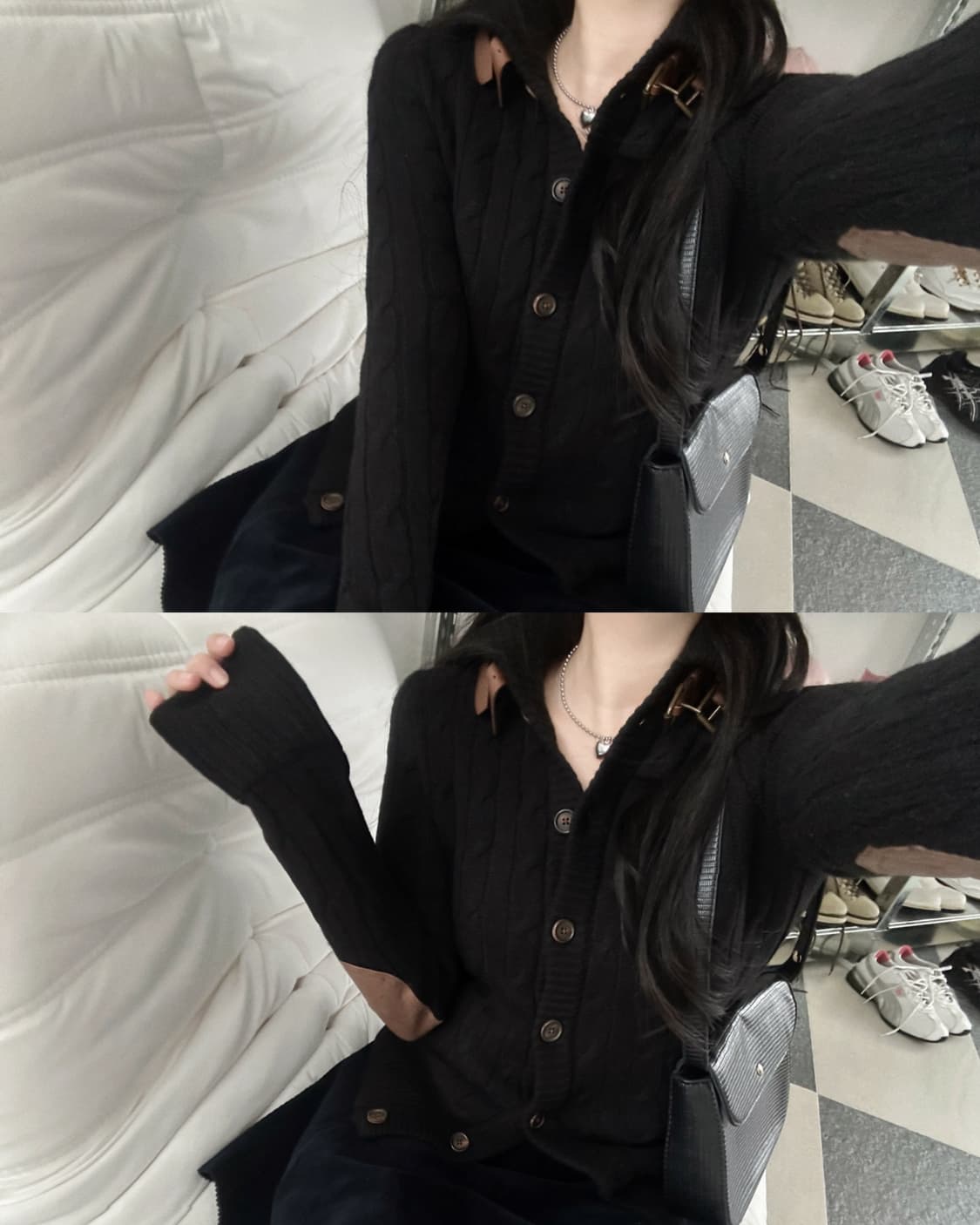 랄프로렌 스포츠 버클 케이블 니트 가디건  상품이미지1