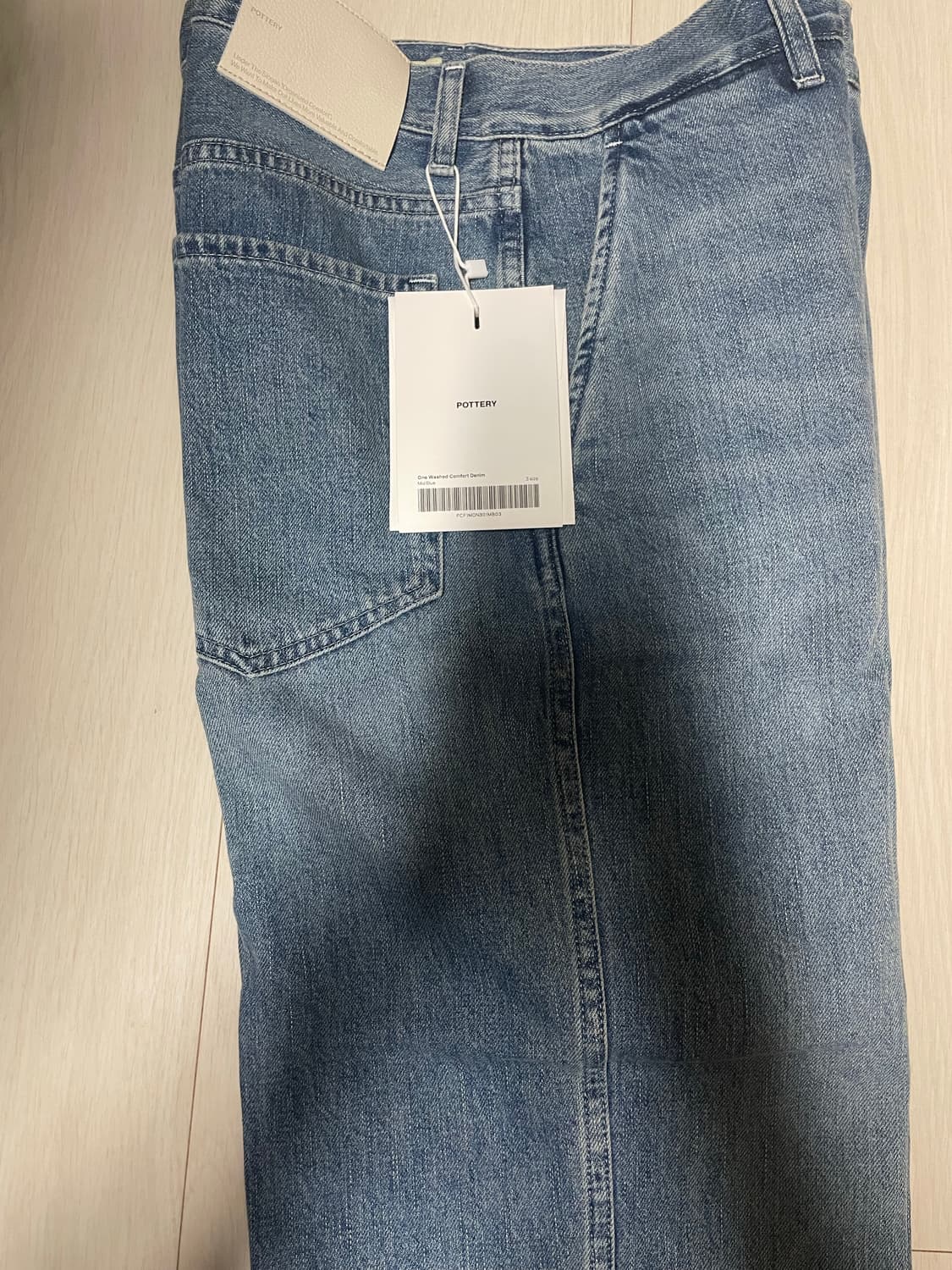 포터리 컴포트 데님 미드블루 3사이즈 상품이미지1