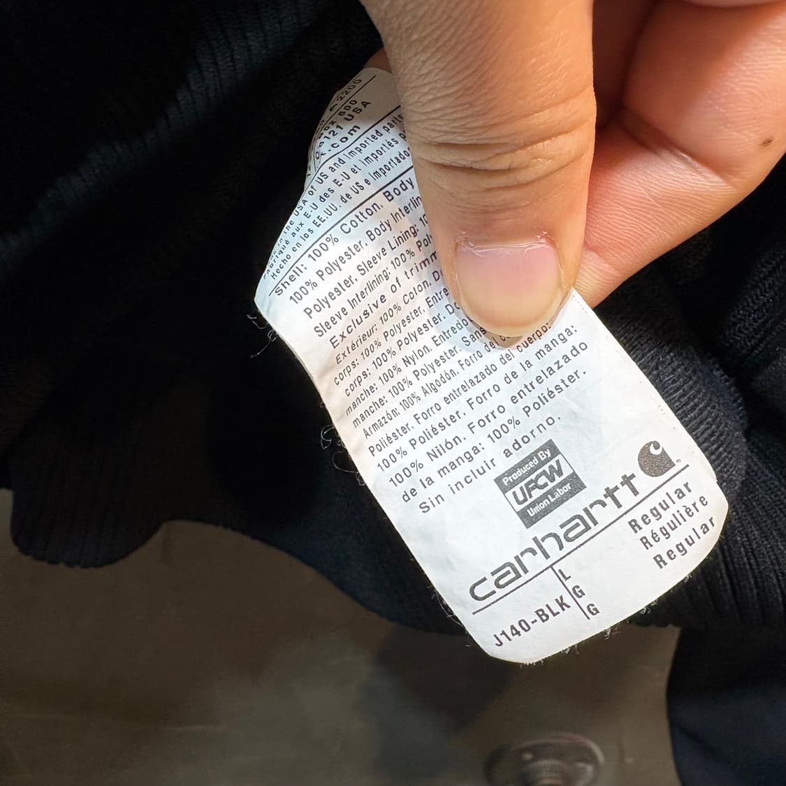 [L] CARHARTT 칼하트 J140 액티브 자켓 상품이미지7