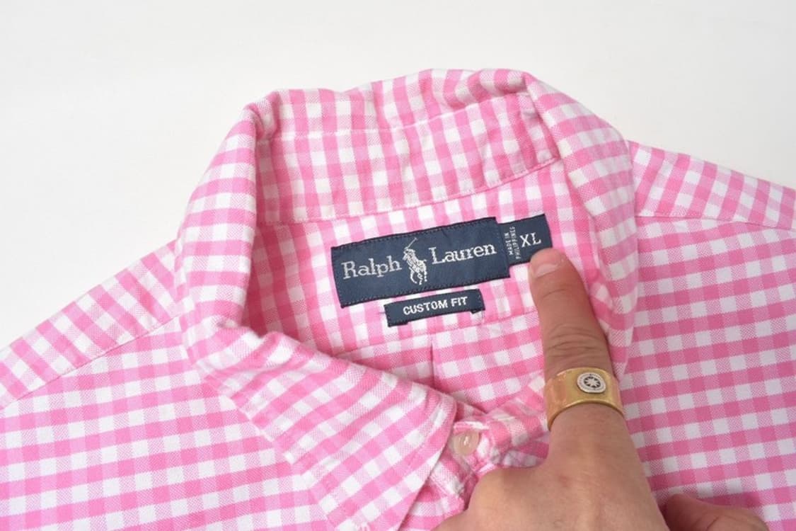 폴로 랄프로렌 옥스포드 체크 셔츠 남방 XL N1251 상품이미지7