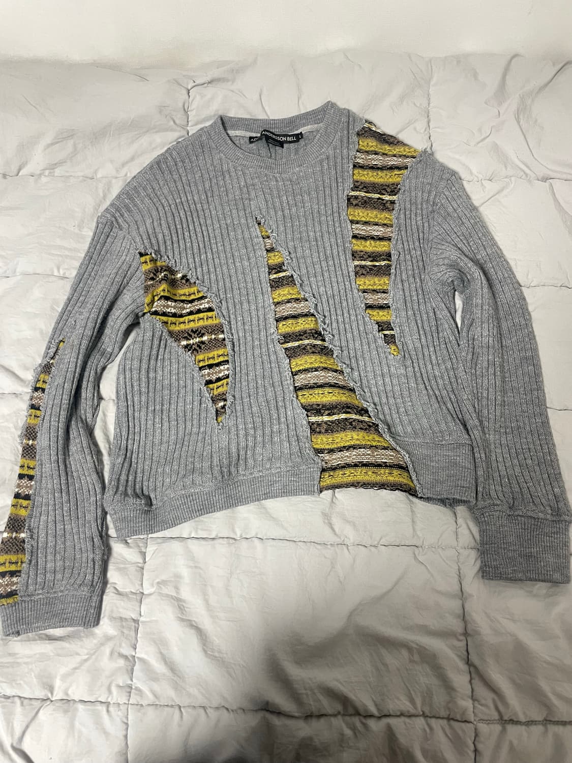 앤더슨벨 노르딕 크루넥 스웨터 니트 L 상품이미지4