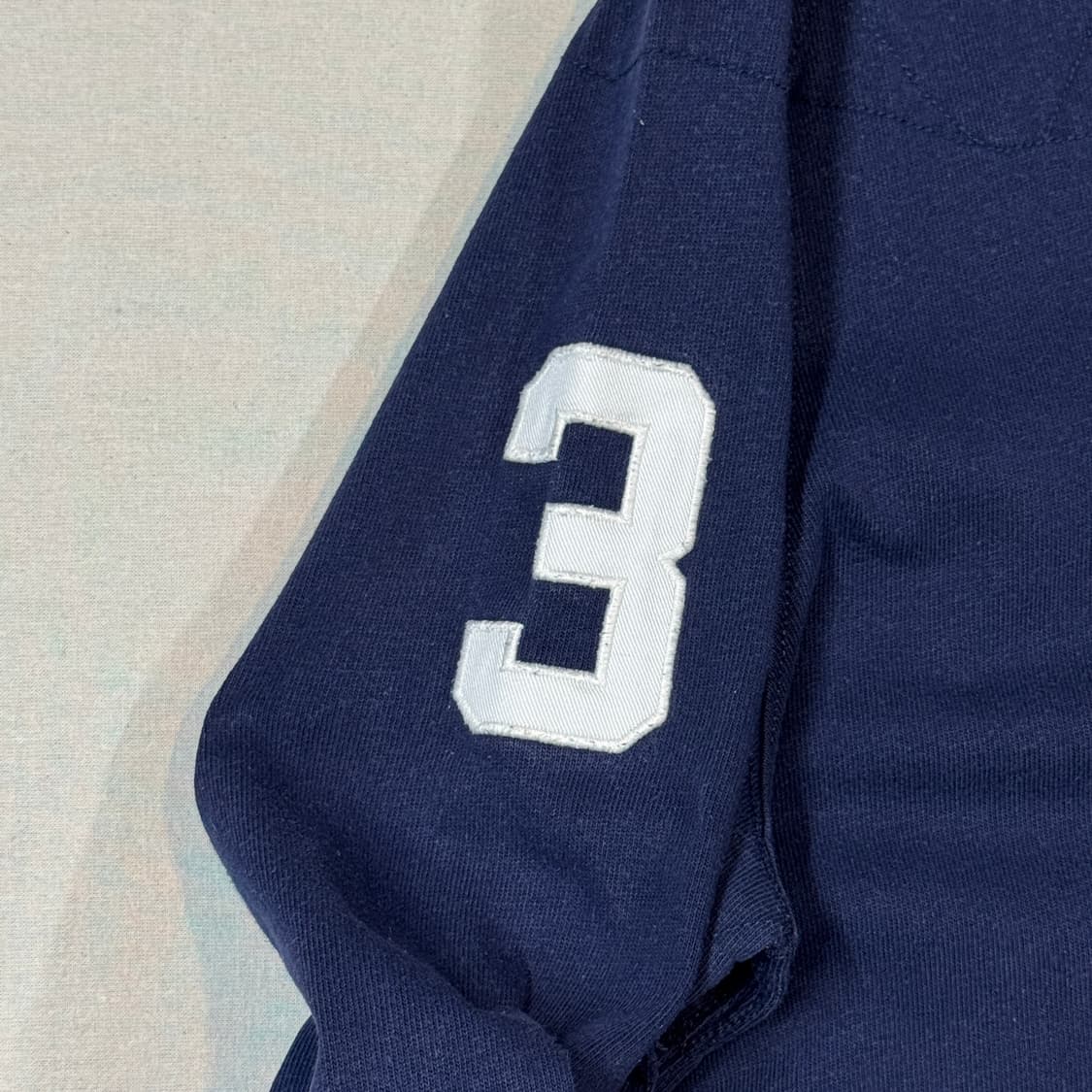 M) 폴로 랄프로렌 빅포니 럭비티 긴팔 카라티 네이비 상품이미지5