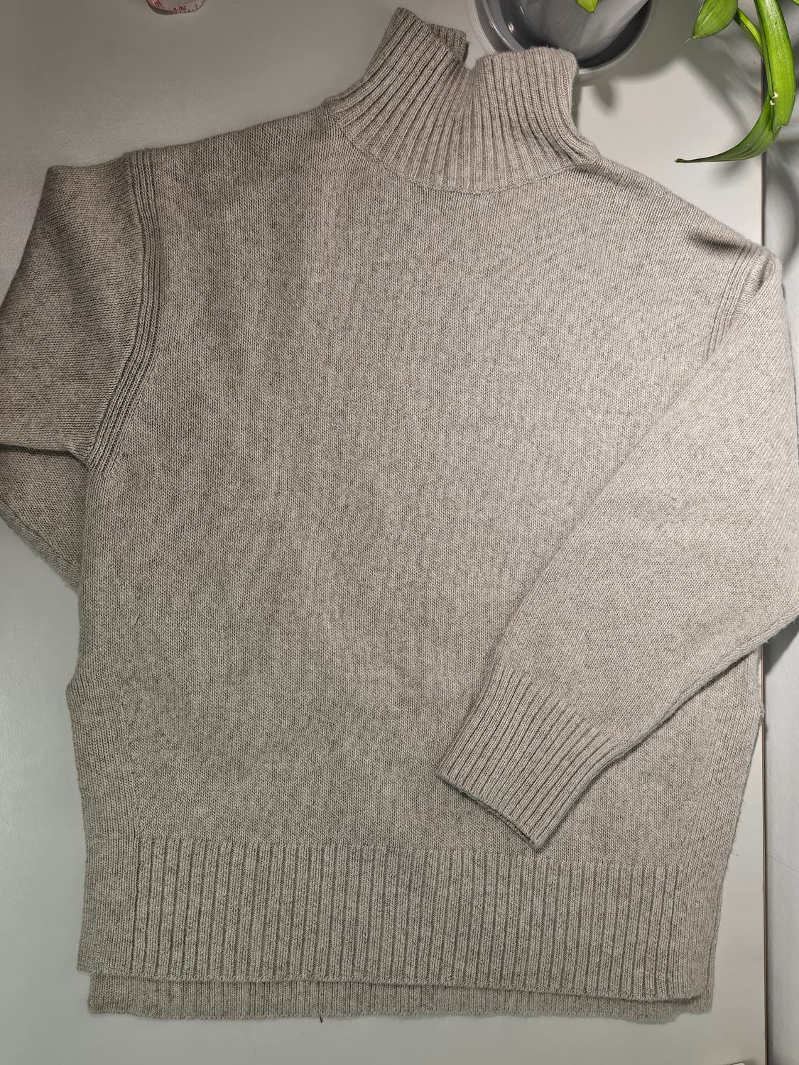 H&M 터틀넥 니트 아이보리 상품이미지1