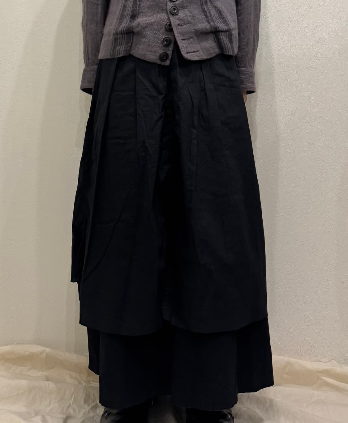 캐피탈 서스펜더 랩 레이어드 와이드 팬츠 상품이미지7