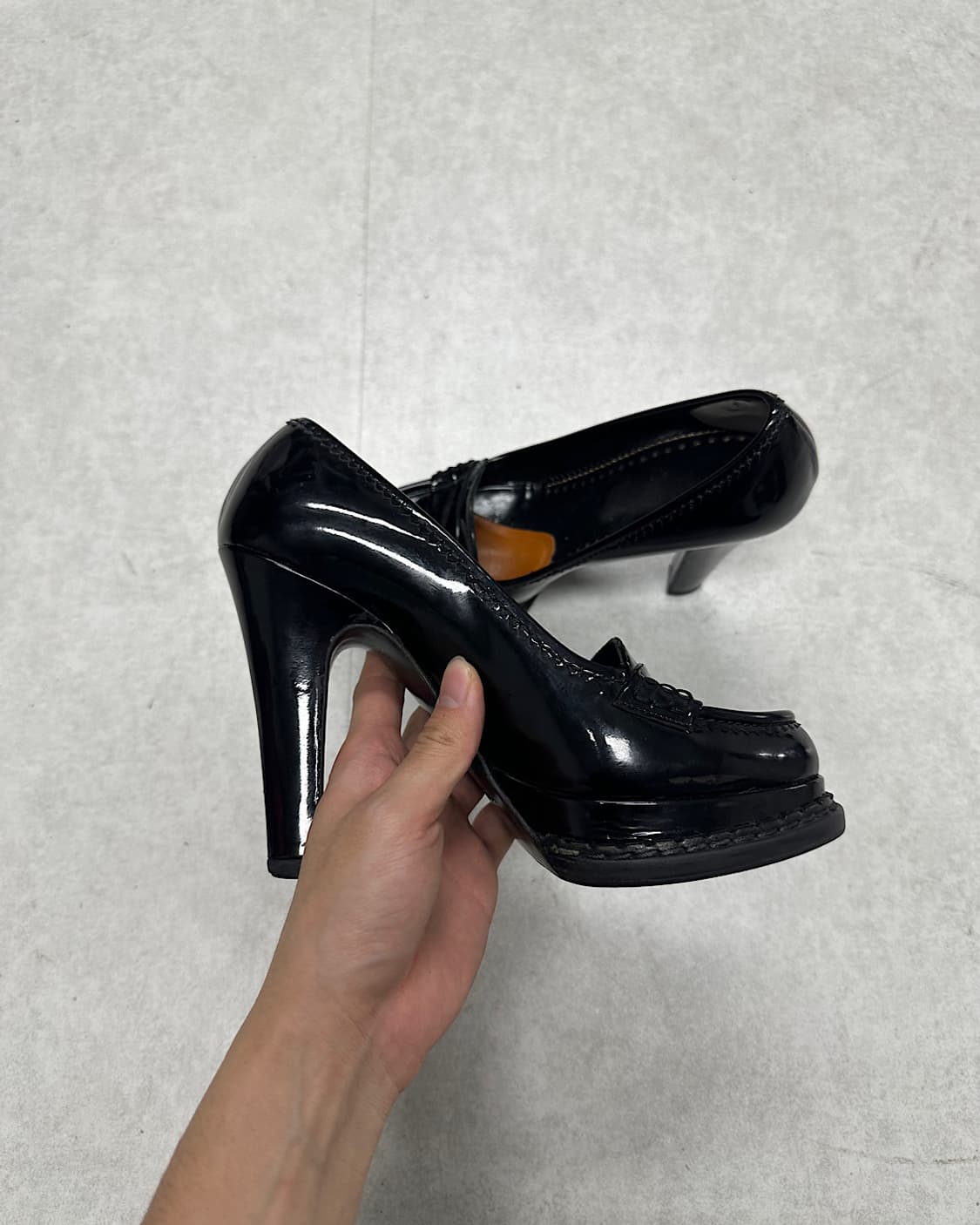 생로랑 잔 90 모카신 펌프스 상품이미지3