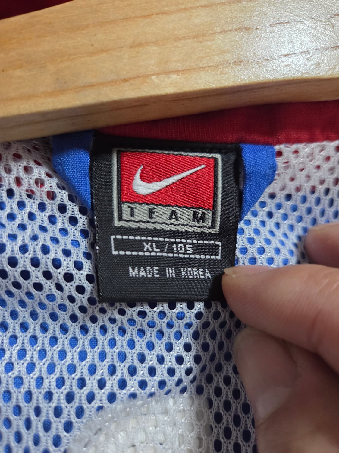 105 나이키 대한민국 국대 98 올드스쿨 바람막이 자켓 상품이미지3