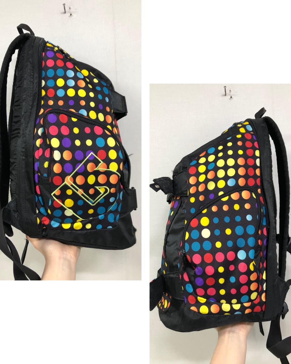 burton 버튼 도트 땡땡이 백팩 (15인치 노트북 수납가능)  상품이미지4