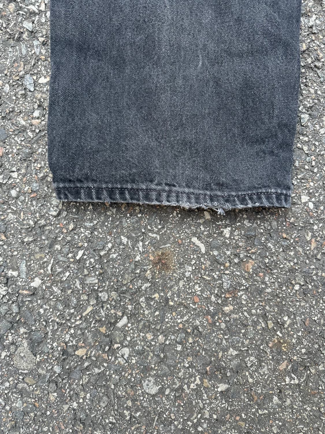 빈티지 90s 리바이스 567 블랙 데님 팬츠  상품이미지6
