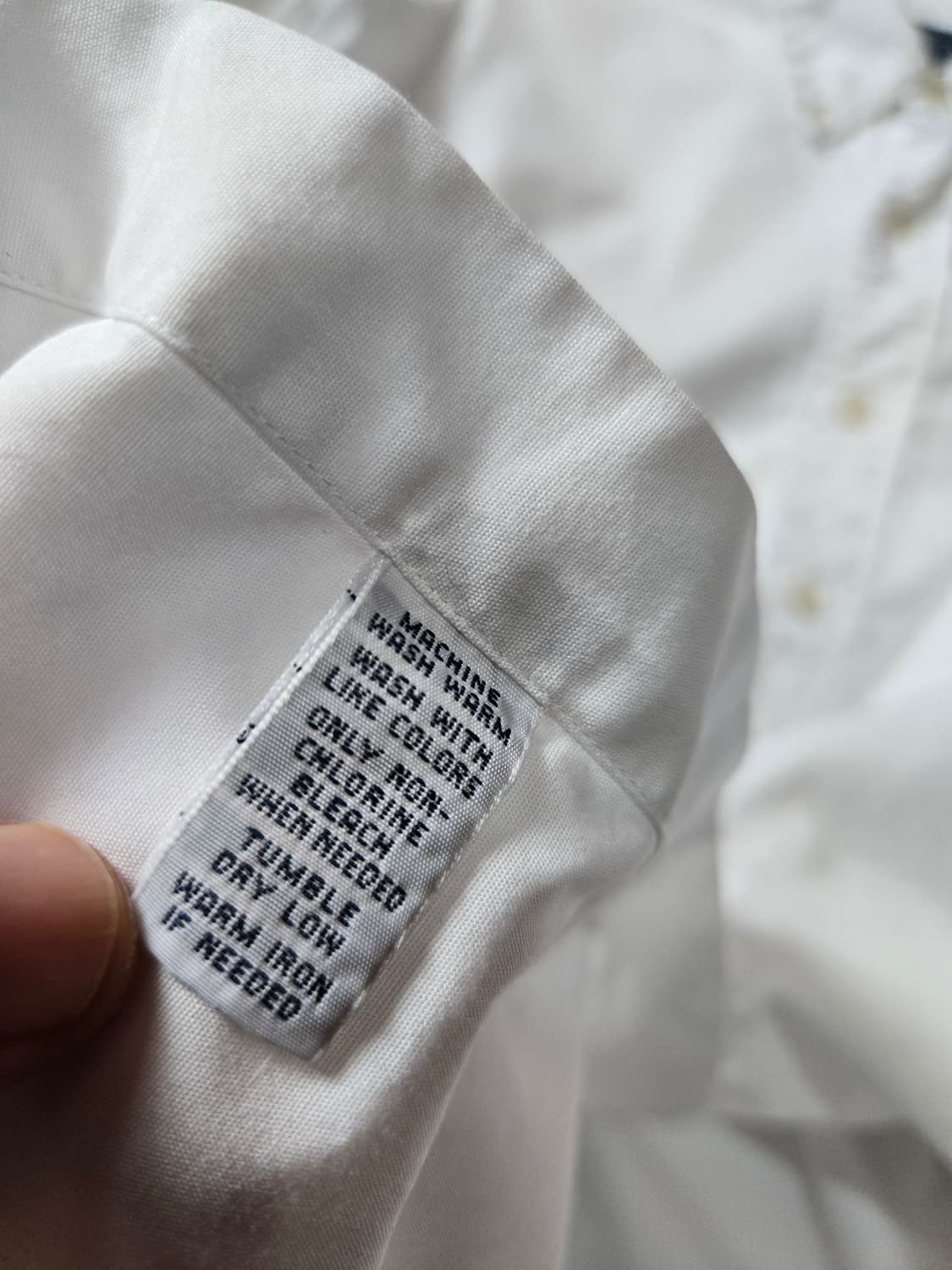 폴로 랄프로렌 커스텀핏 화이트 셔츠(105) 상품이미지6