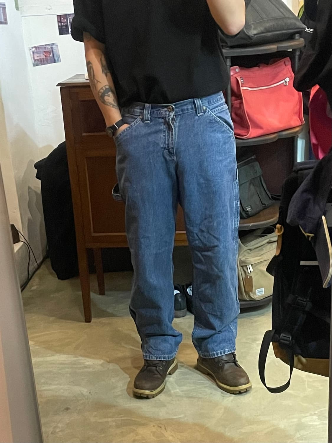 90~00s 빈티지 Lee Dungarees 카펜터 데님 30x30 상품이미지1