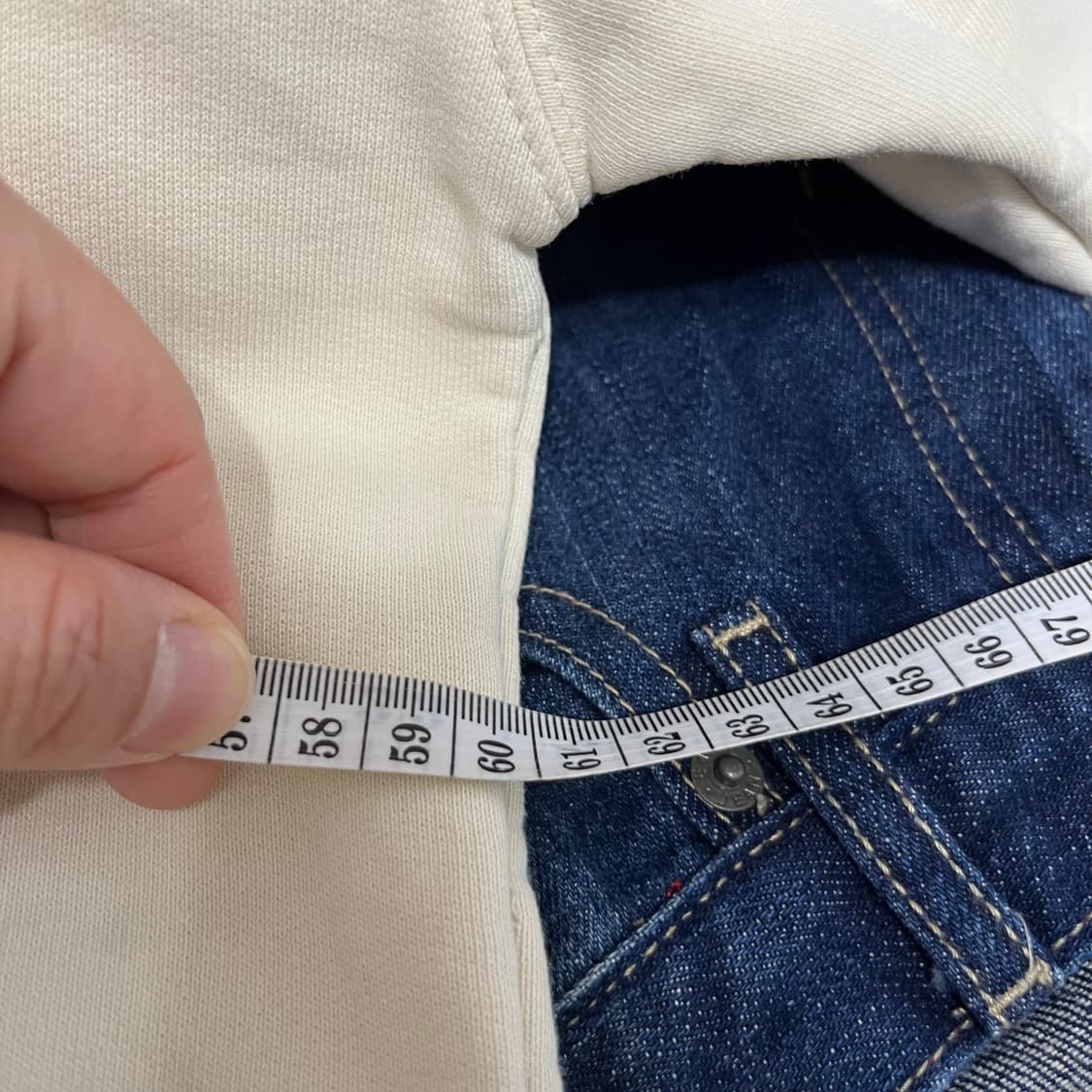 라이프워크 후드티셔츠  아이보리 S 상품이미지4