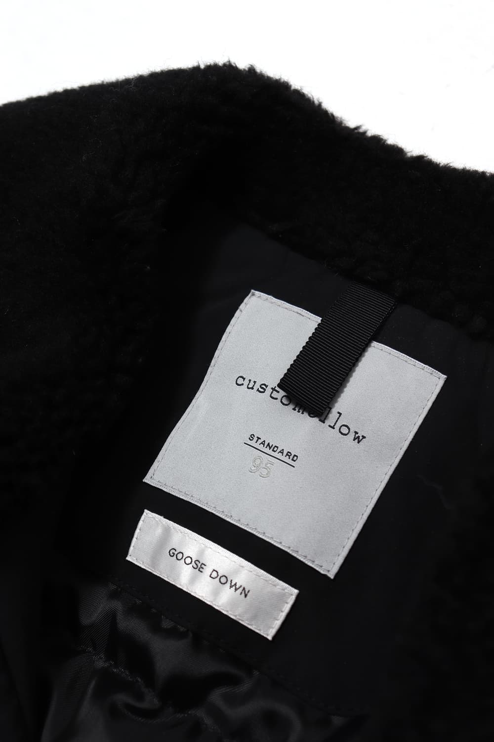 CUSTOMELLOW 양털 보머 구스 다운 점퍼 자켓 size 95 상품이미지6