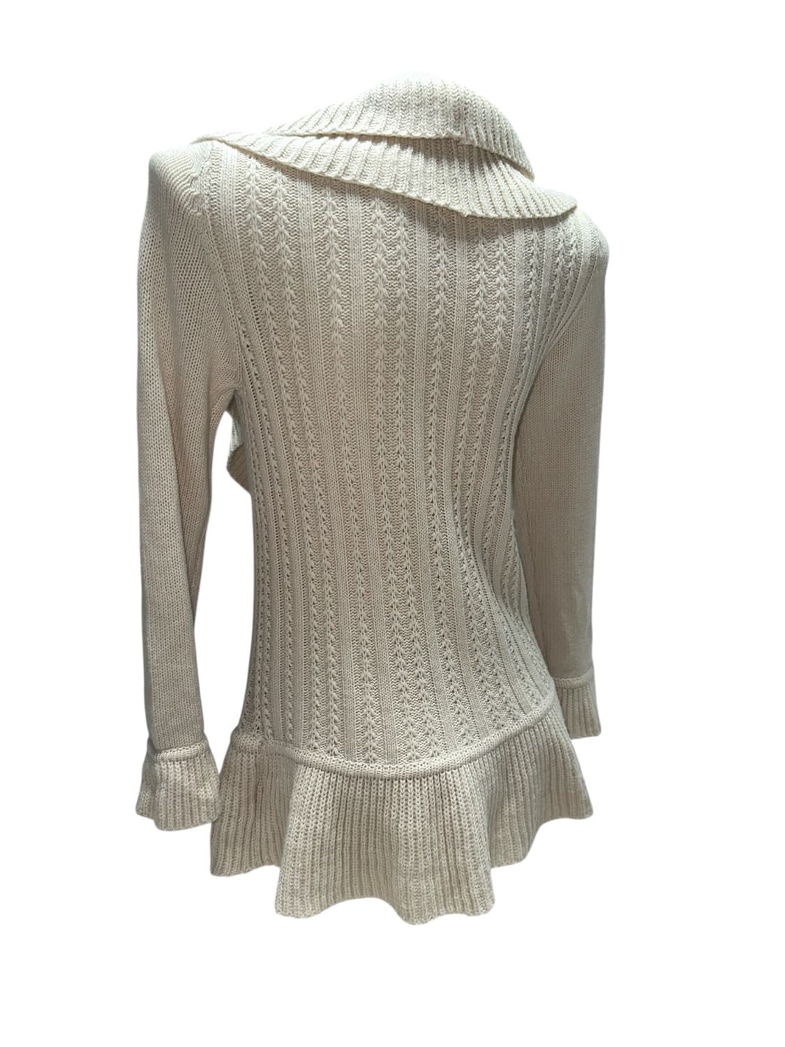 빈티지 베이지 프릴 가디건 상품이미지4