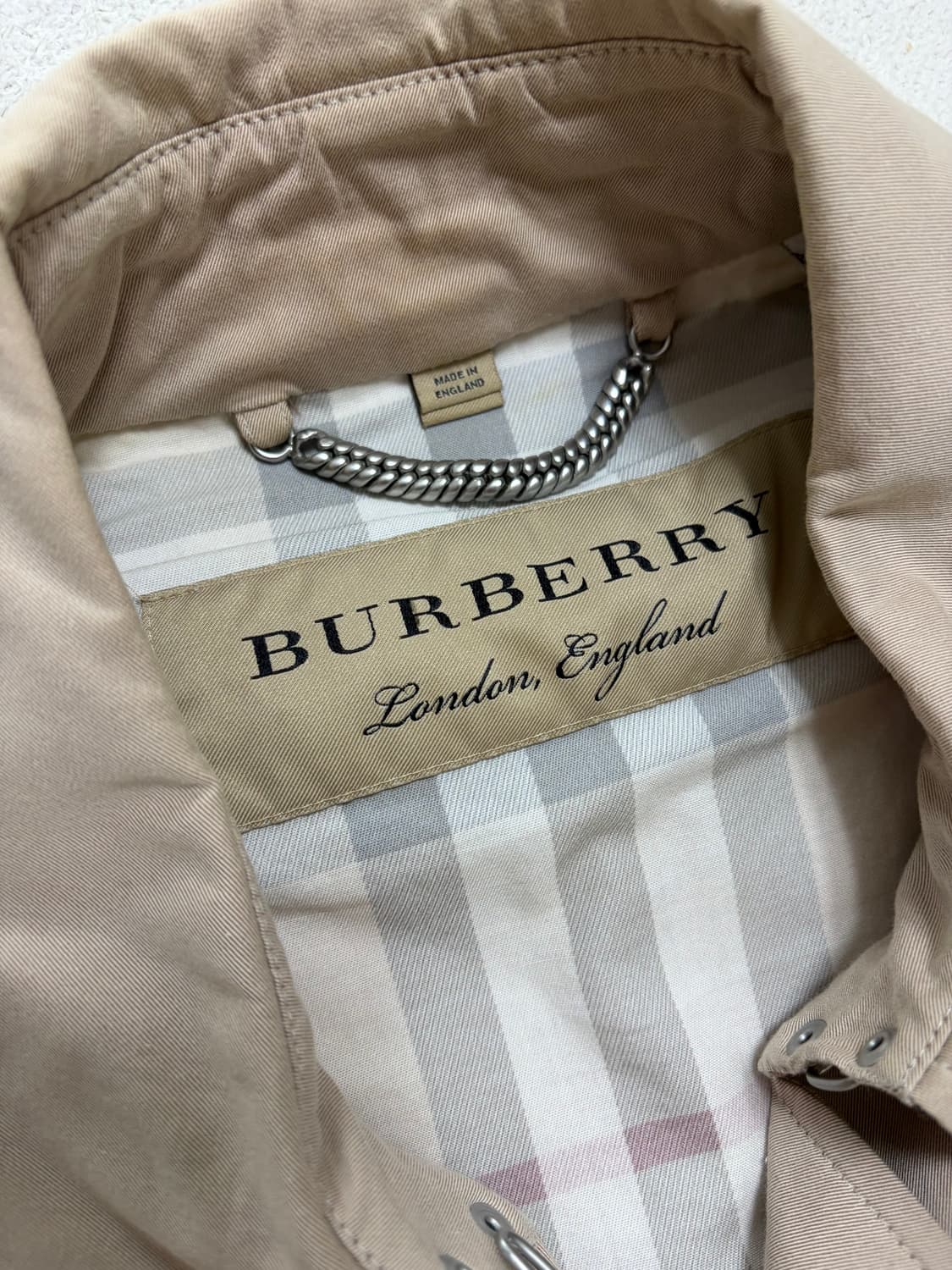 [M] 버버리 하프 트렌치 코트 자켓 상품이미지2