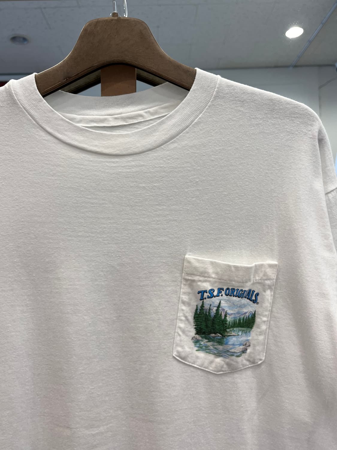 90s Vtg 빈티지 AL AGNEW 피싱 반팔 티셔츠 상품이미지5
