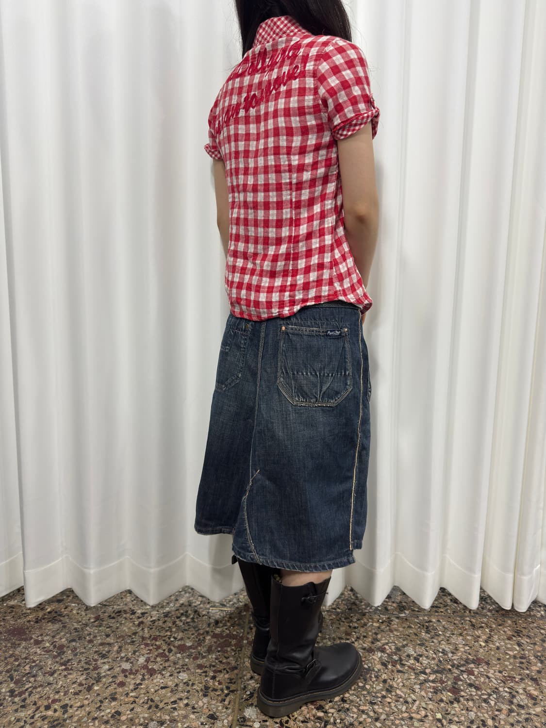 antgauge denim button midi skirt 상품이미지4