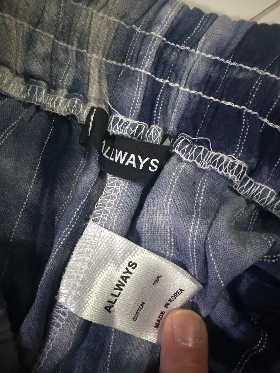 MUSE LOOSE PANTS (BLUE) 상품이미지4