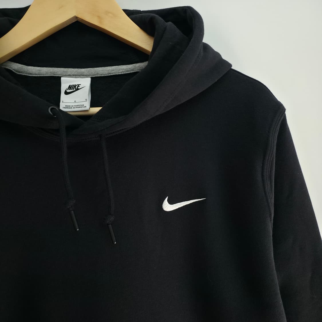 [L] 나이키 스우시 블랙 후드티 상품이미지4
