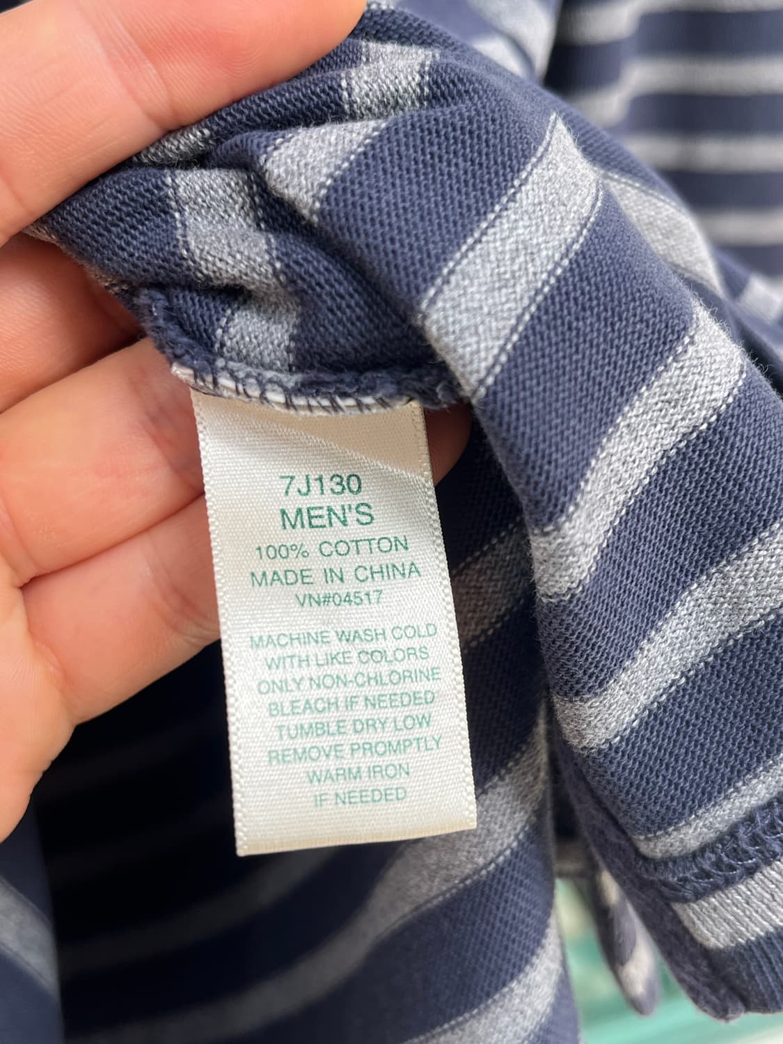 L.L.Bean 스트라이프 긴팔티 [Men M] 상품이미지3