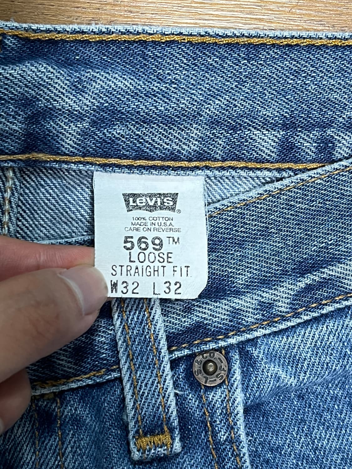 빈티지 리바이스 569 미제 상품이미지3