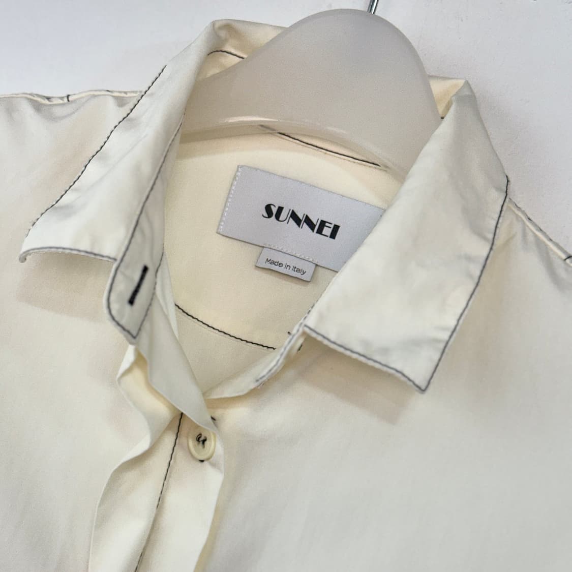 써네이 SUNNEI 오버사이즈 스티치 셔츠 상품이미지2