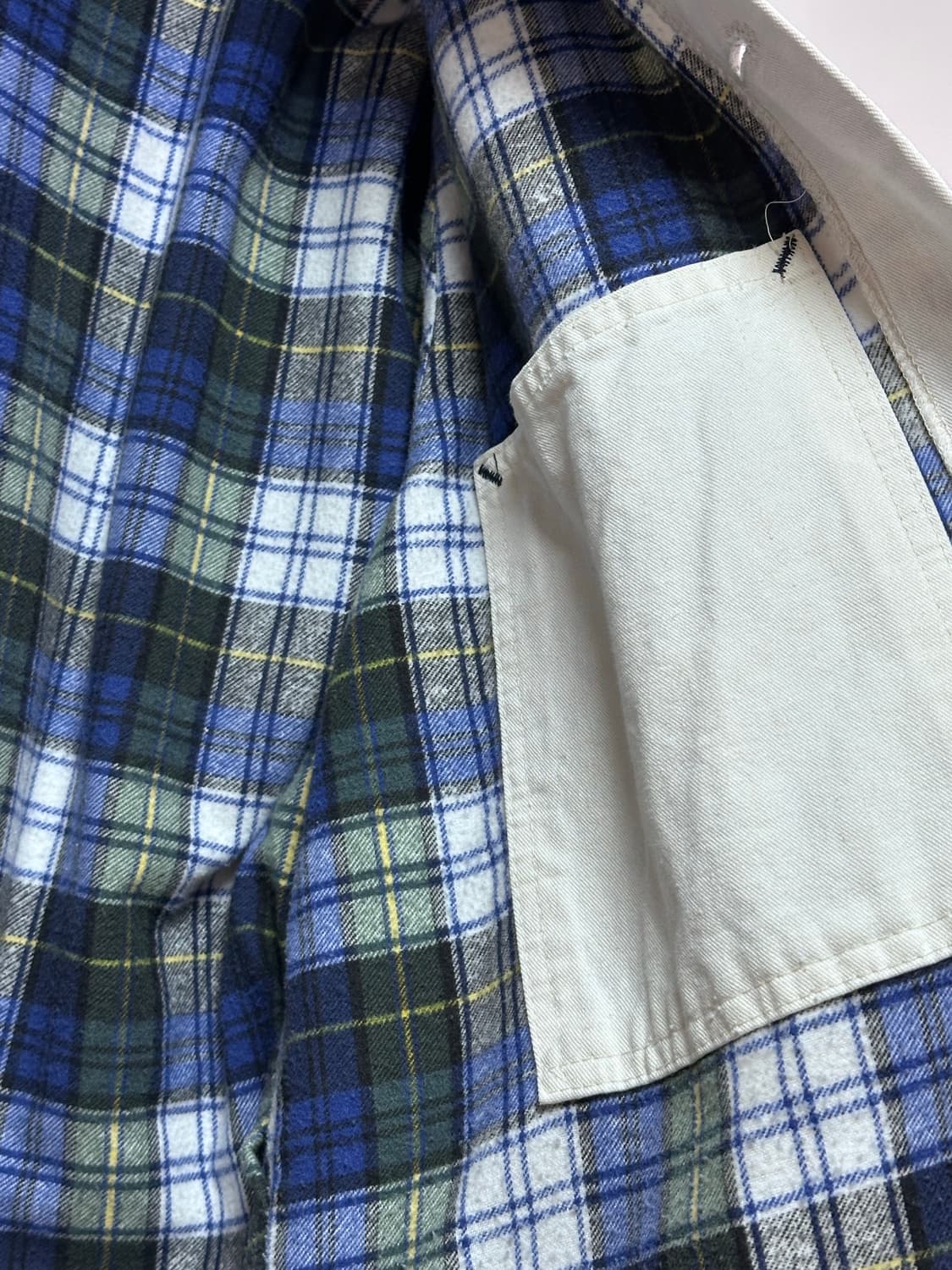 디키즈 화이트 코듀로이 카라 워크 자켓 상품이미지8