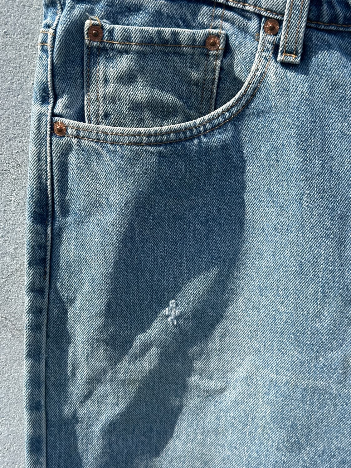 [36] 90s 리바이스 550 데님팬츠 USA made 상품이미지6
